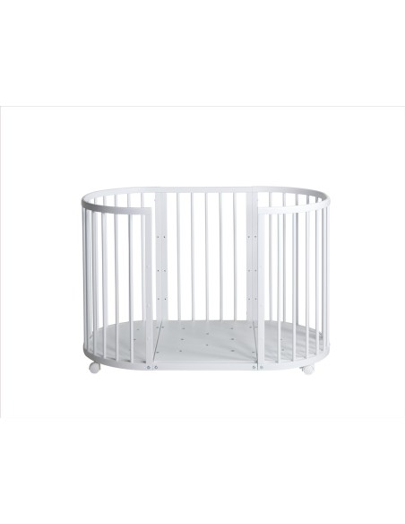 Bebex - Kit Lettino Marilyn Con Materasso Componibile, Kit Tessile Completo e Velo - Spedizione Gratuita