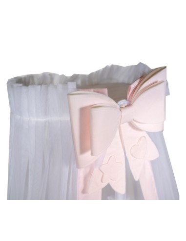 Bebex - Kit Lettino Marilyn Con Materasso Componibile, Kit Tessile Completo e Velo - Spedizione Gratuita