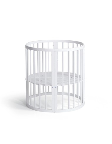 Bebex - Kit Lettino Marilyn Led Con Materasso Componibile, Kit Tessile e Velo - Spedizione Gratuita