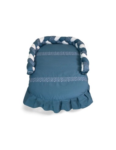 Bebex - Kit Lettino Marilyn Plus Con Materasso Componibile, Kit Tessile e Velo - Spedizione Gratuita