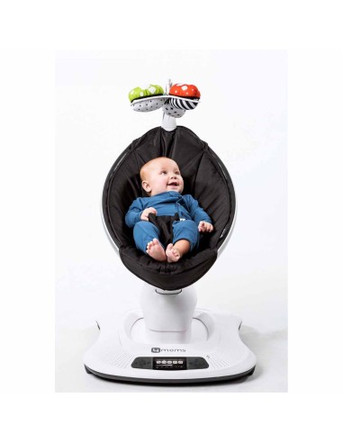 4Moms - Sdraietta MamaRoo 4.0 Classic Black - Spedizione Gratuita