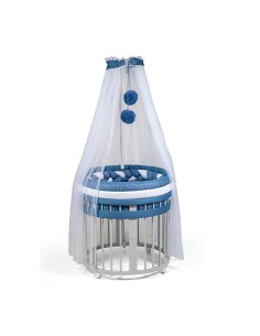 Bebex - Kit Lettino Marilyn Plus Con Bagnetto, Kit Tessile, Materasso Componibile, Velo - Spedizione Gratuita 2