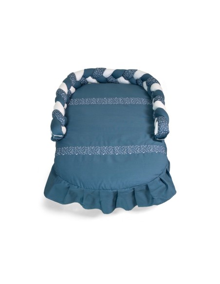 Bebex - Kit Lettino Marilyn Plus Con Bagnetto, Kit Tessile, Materasso Componibile, Velo - Spedizione Gratuita