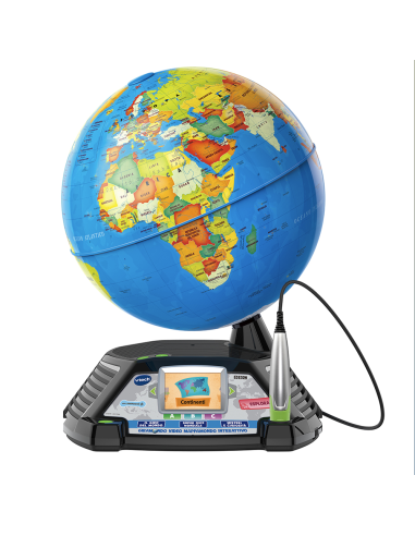 VTech - Giramondo Video Mappamondo Interattivo con Schermo