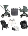 Chicco - Trio Bellagio Flexi Con First Seat Recline +Seggiolino Auto FullSeat 360 i-Size con base e Baby Monitor OMAGGIO