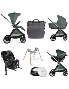 Chicco - Trio Bellagio Gran Comfort Con Kory Plus +Seggiolino Auto FullSeat 360 i-Size con base E Baby Monitor OMAGGIO