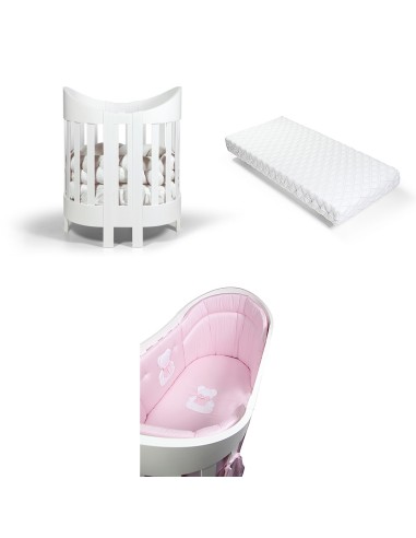 Bebex - Kit Lettino Meggie Con Materasso e Piumone - Spedizione Gratuita