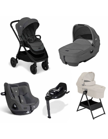 Joie - Trio Signature Finiti 2026 + Calmi R129 + Seggiolino Auto i-Harbour E + Base Encore - Spedizione Gratuita