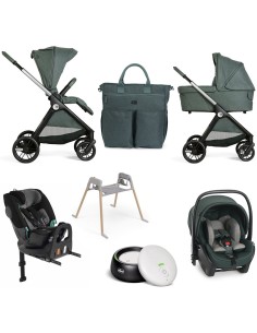 Chicco - Trio Bellagio2 Flexi Con First Seat Recline +Seggiolino Auto FullSeat 360 i-Size con base e Baby Monitor OMAGGIO