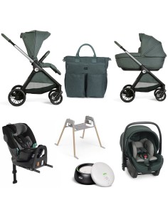 Chicco - Trio Bellagio2 Gran Comfort Con First Seat Recline+ Seggiolino Auto FullSeat 360 i-Size con base E Baby Monitor OMAGGIO