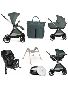 Chicco - Trio Bellagio2 Gran Comfort Con Kory Plus +Seggiolino Auto FullSeat 360 i-Size con base E Baby Monitor OMAGGIO