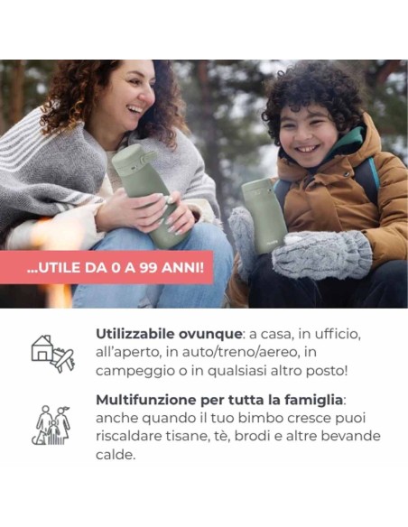 Nuvita - Hot'N'Go Bollitore E Scalda Latte Portatile