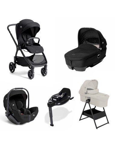 Joie - Trio Valora Con Navicella Calmi R129, Ovetto i-Level Pro e i-Base Encore + Supporto Navicella OMAGGIO