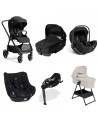 Joie - Trio Valora Con Calmi R129, Ovetto i-Level Pro, Seggiolino i-Harbour E e Base Encore + Supporto Navicella Omaggio