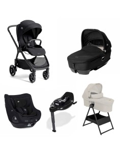 Joie - Trio Valora Con Navicella Calmi R129, Seggiolino i-Harbour E e Base Encore + Supporto Navicella in Omaggio