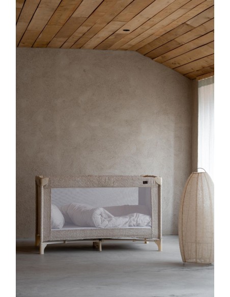 Quax - Lettino Da Viaggio in Bouclè 120x60