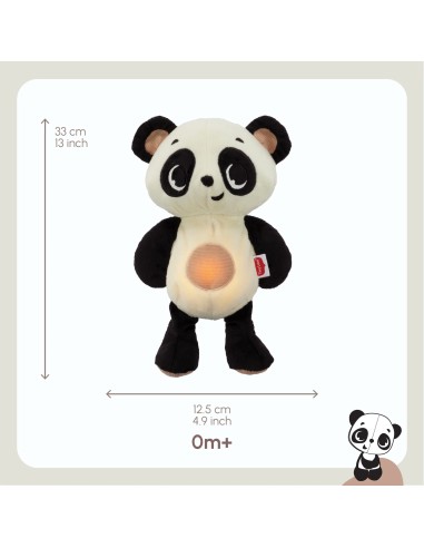 Tiny Love - Peluche di Panda Snuggly Buddy Black e White