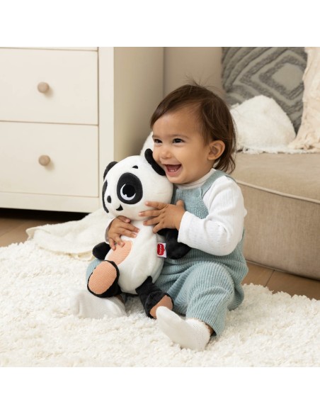 Tiny Love - Peluche di Panda Snuggly Buddy Black e White