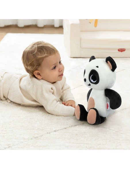 Tiny Love - Peluche di Panda Snuggly Buddy Black e White