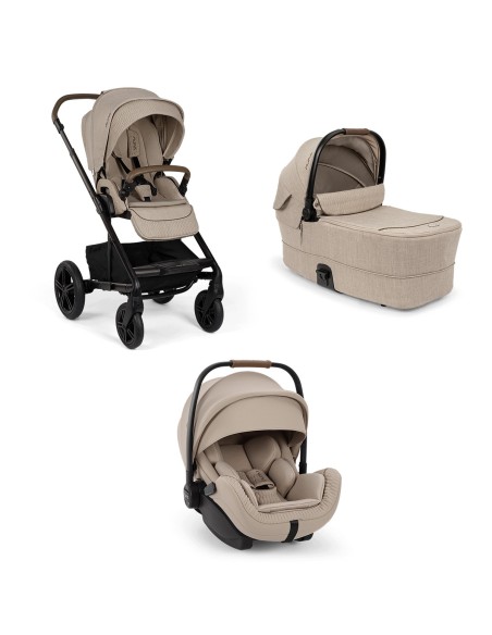 Nuna - Trio Collezione Cosmopolitan Con Passeggino e Navicella Mixx Next e Ovetto Arra Flex - Spedizione Gratuita