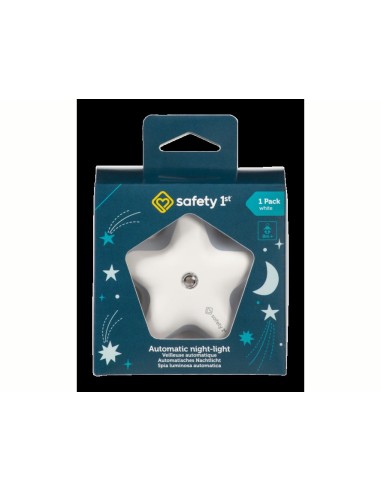Safety First - Luce Notturna Automatica a forma di Stella