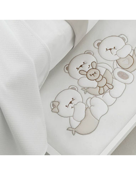 Erbesi - Coperta in Pile Mirtillo Bianco