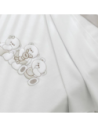 Erbesi - Coperta Piquet Bianco Mirtillo