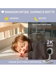Chicco - Video Baby Monitor WI-FI – Smart AI 2