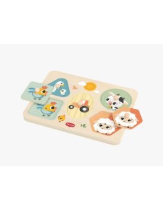 Tiny Love - Puzzle Musicale di Legno Fattoria