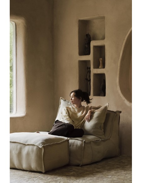 Quax -  Pouf in Lino - Spedizione Gratuita