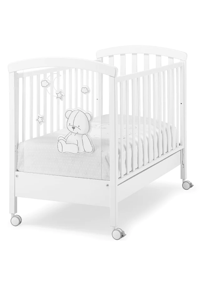 Erbesi - Lettino Stella Magic WiFi Bianco Grigio - Spedizione Gratuita