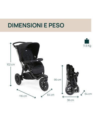 Chicco - Trio Activ3 Con Kory Essential - Spedizione Gratuita