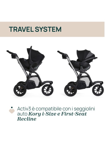 Chicco - Trio Activ3 Con Kory Essential - Spedizione Gratuita