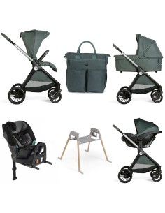 Chicco - Trio Bellagio2 Flexi Con Kory Plus + Seggiolino Auto FullSeat 360 i-Size con base - Spedizione Gratuita