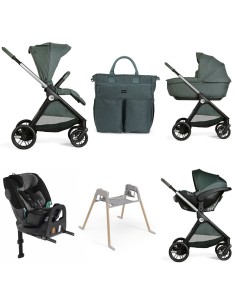 Chicco - Trio Bellagio2 Gran Comfort Con Kory Plus +Seggiolino Auto FullSeat 360 i-Size con base
