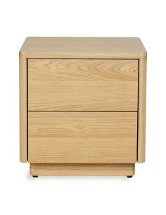 Quax - Comodino  2 Cassetti - Legno di Frassino Naturale - Spedizione Gratuita