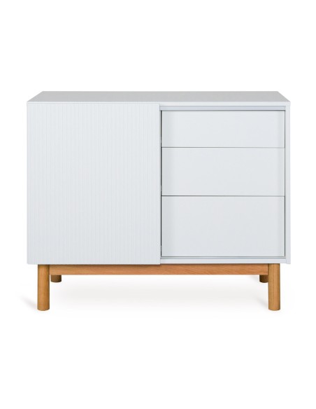 Quax - Cassettiera Mood con Anta a Battente + 3 cassetti - Spedizione Gratuita