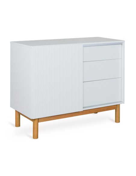 Quax - Cassettiera Mood con Anta a Battente + 3 cassetti - Spedizione Gratuita