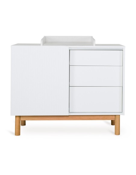 Quax - Cassettiera Mood con Anta a Battente + 3 cassetti - Spedizione Gratuita