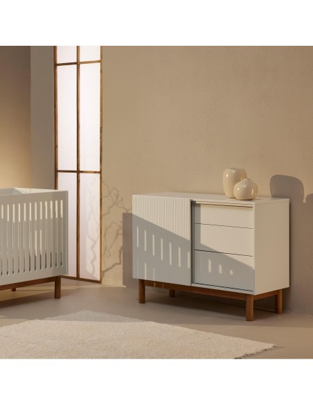 Quax - Cassettiera Mood con Anta a Battente + 3 cassetti - Spedizione Gratuita