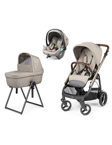 Peg Perego - Trio Veloce Con Primo Viaggio Lounge + Cavalletto Stand By Me - Spedizione Gratuita
