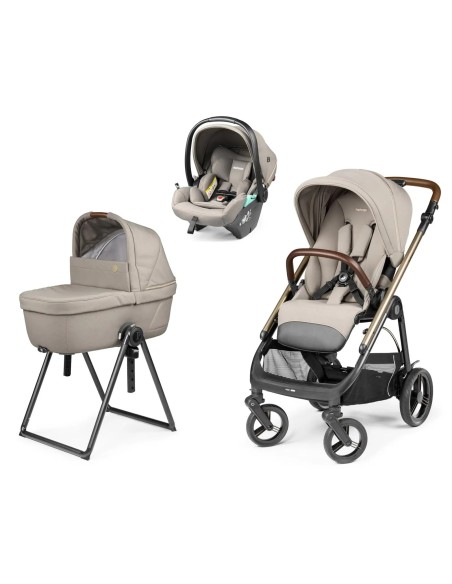 Peg Perego - Trio Veloce Con Primo Viaggio Lounge + Cavalletto Stand By Me - Spedizione Gratuita