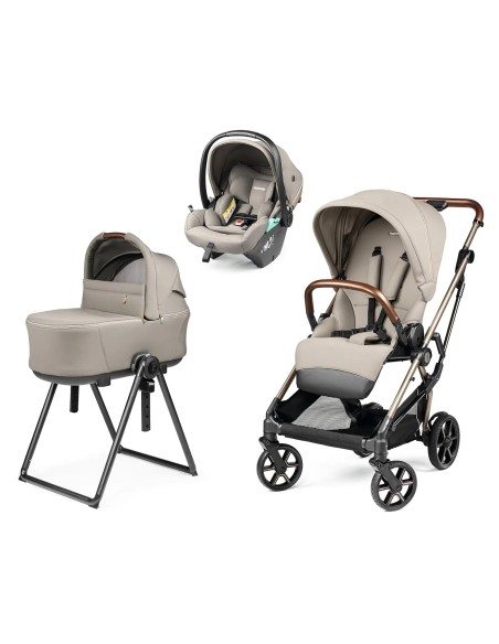 Peg Perego - Trio Vivace Con Primo Viaggio Lounge + Cavalletto Stand By Me - Spedizione Gratuita