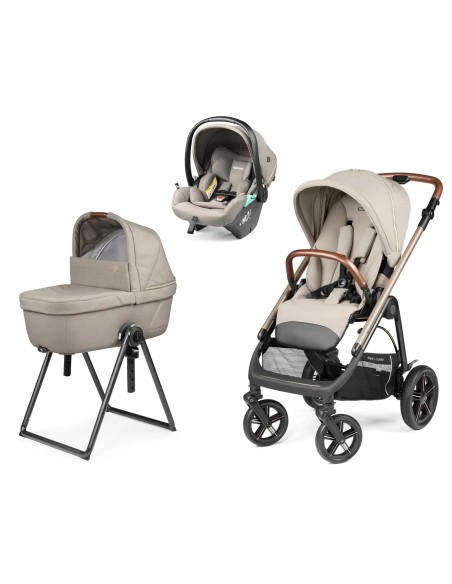 Peg Perego - Trio Veloce TC Con Primo Viaggio Lounge + Cavalletto Stand By Me - Spedizione Gratuita