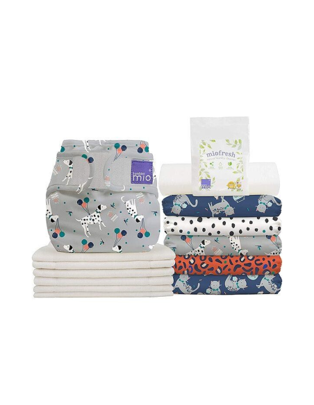 Bambino Mio - Set di Pannolini Lavabili Mioduo Nappy Set Tg1