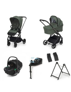 Foppapedretti - Trio TicToc Con Seggiolino Auto Rek i-Size + Base REK, Supporto Elevo e Adattatori OMAGGIO - Spedizione Gratuita