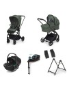 Foppapedretti - Trio TicToc Con Seggiolino Auto Rek i-Size + Base REK, Supporto Elevo e Adattatori OMAGGIO - Spedizione Gratuita
