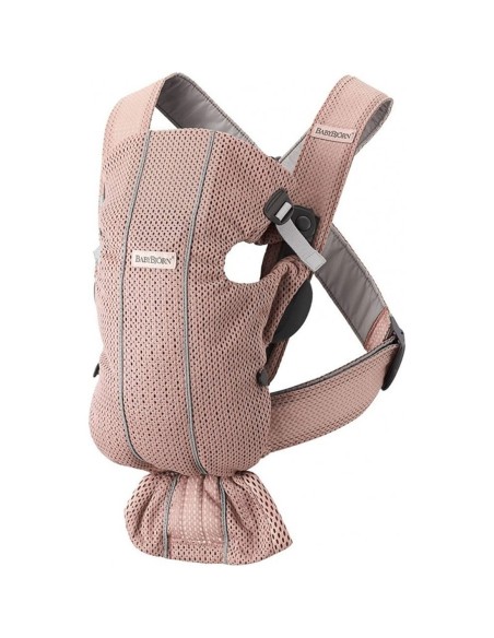 BabyBjorn - Marsupio Mini 3D Mesh Dusty Pink
