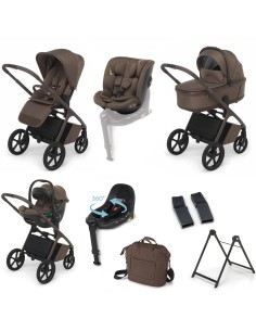 Foppapedretti -Trio Commander Con Disk Infant Rekline, Disk Grow, Base Disk, Elevo E Borsa Elegant+Pochette e Coprigambe OMAGGIO