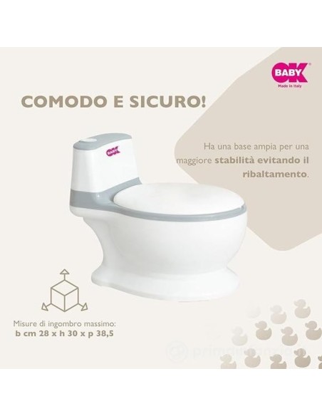 Ok Baby - Mini Wc - Vasino con Suono Sciacquone